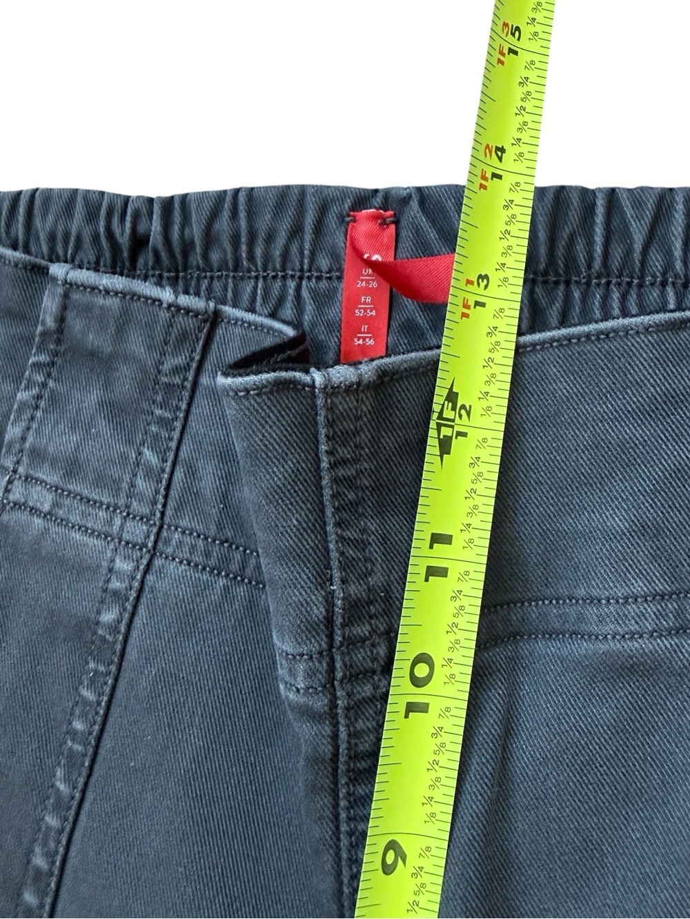 SPANX Plus Size Stretch Twill Utility Jogger Pants Gray Tapered Cargo 1X Travel - Picture 11 of 16